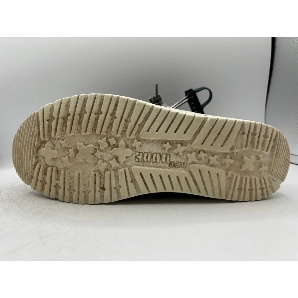 Hey Dude Wally Stretch Iron Men's Size L10 M8 150203910 Casual Slip on Shoes
